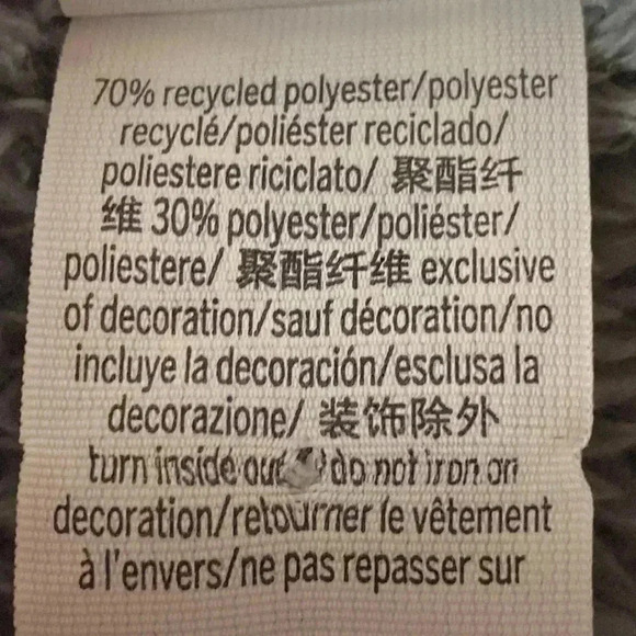 VICTORIA SECRET PINK WOMENS SIZE LARGE GRAY PLUSH ZIP FRONT TEDDY JACKET… - Picture 7 of 12